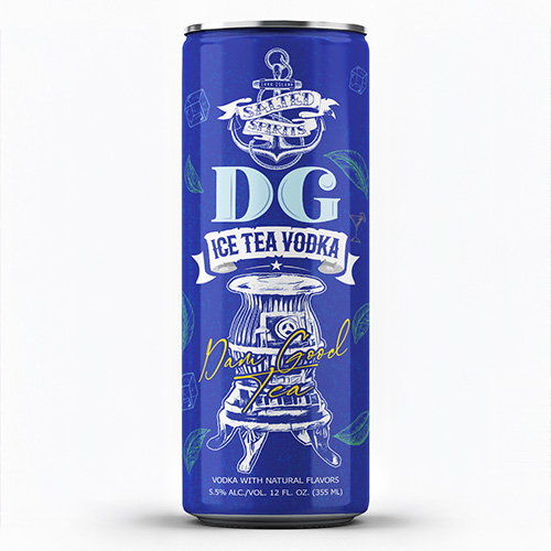Can of Dam Good Tea from Long Island Salted Spirits